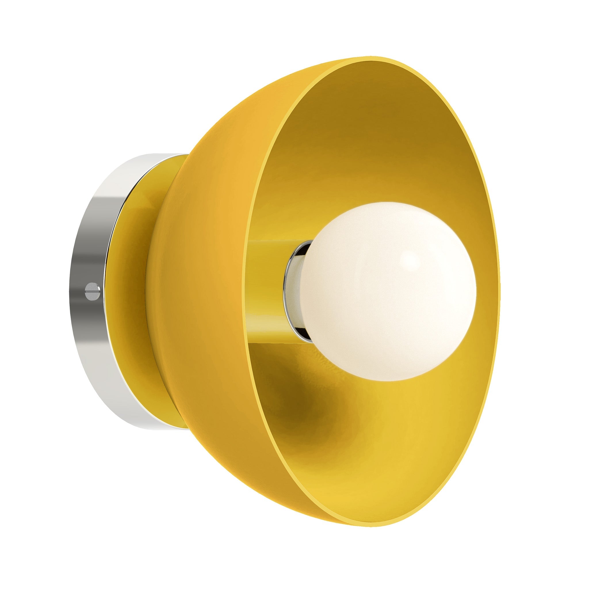 Color Hemi Sconce 8"