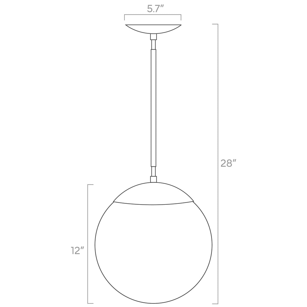 Cap Pendant 12"