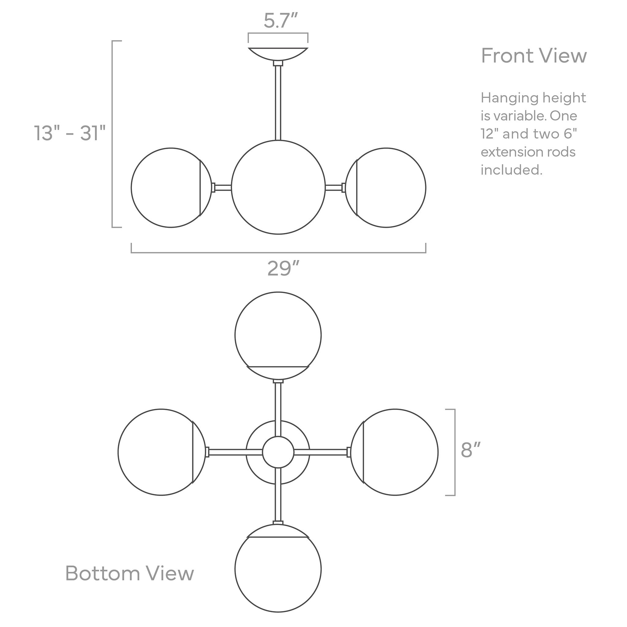 Big Orbi Chandelier