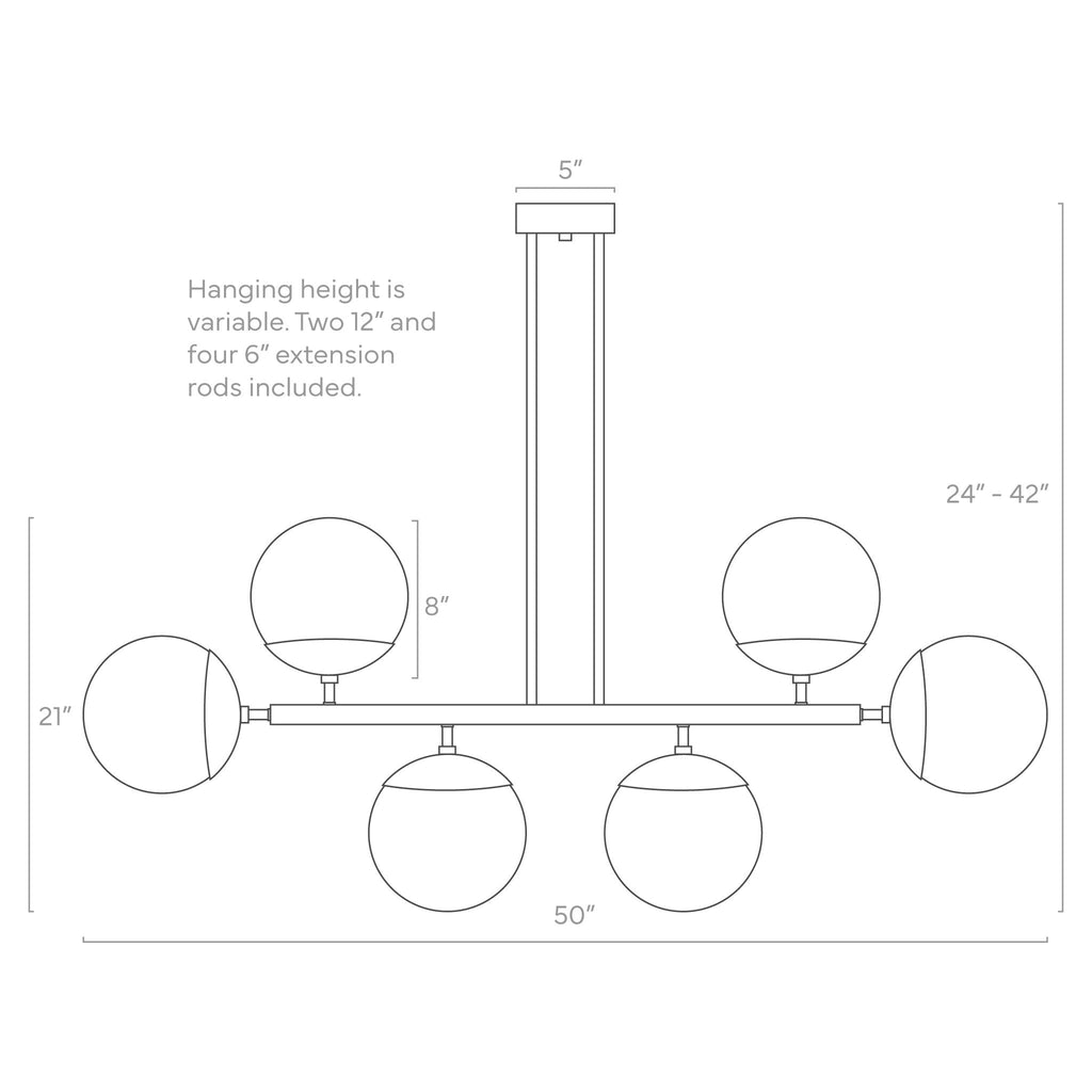 Color Big Axia Chandelier