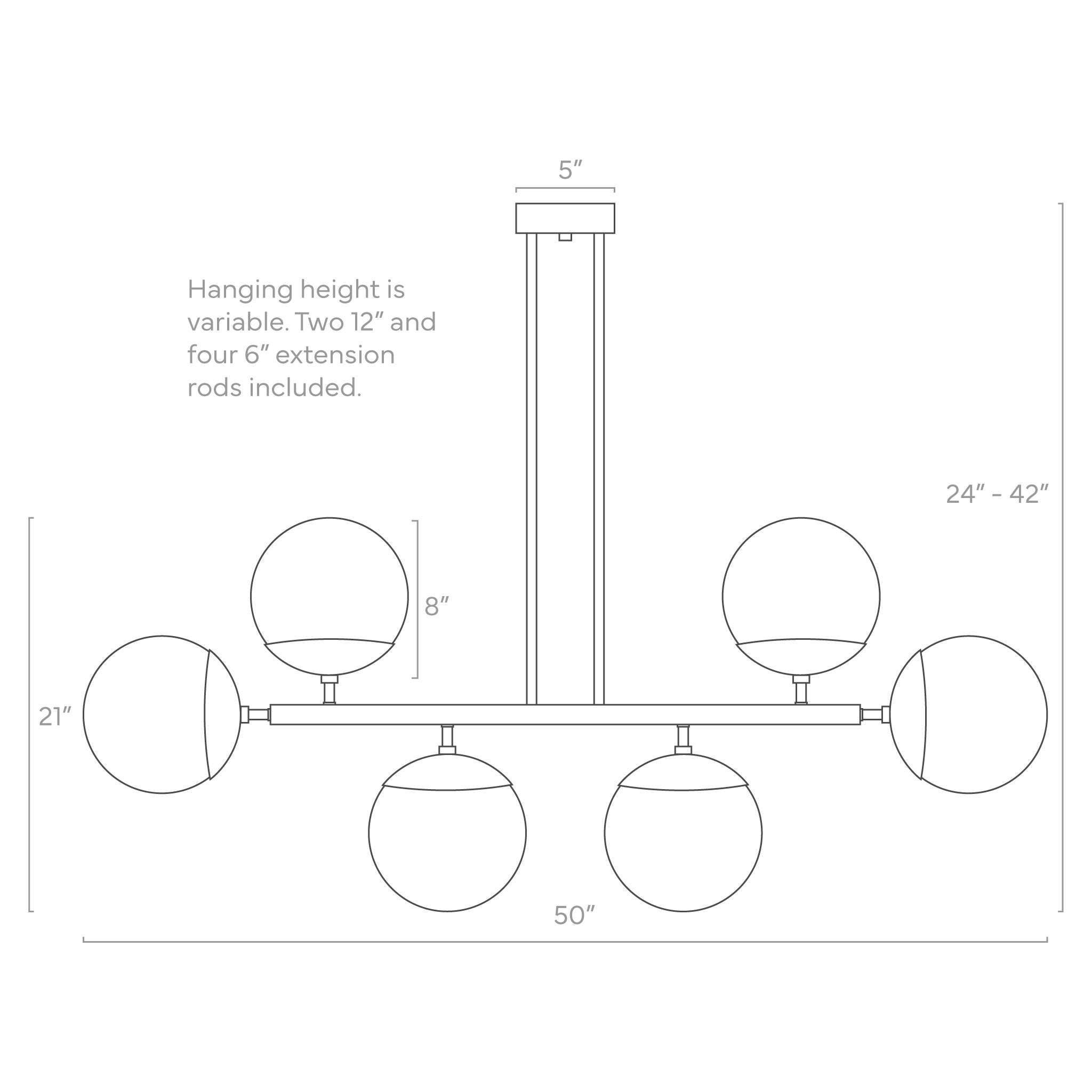 Color Big Axia Chandelier