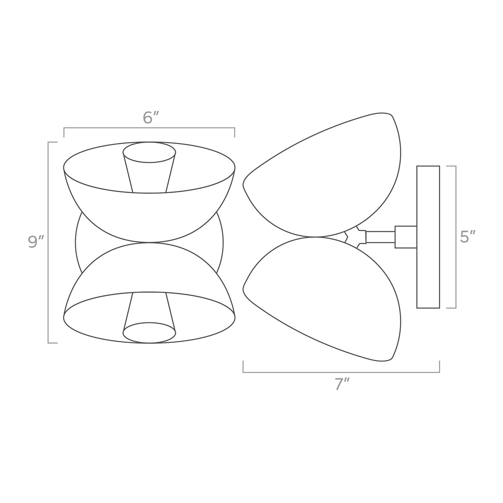 Color Beso Sconce