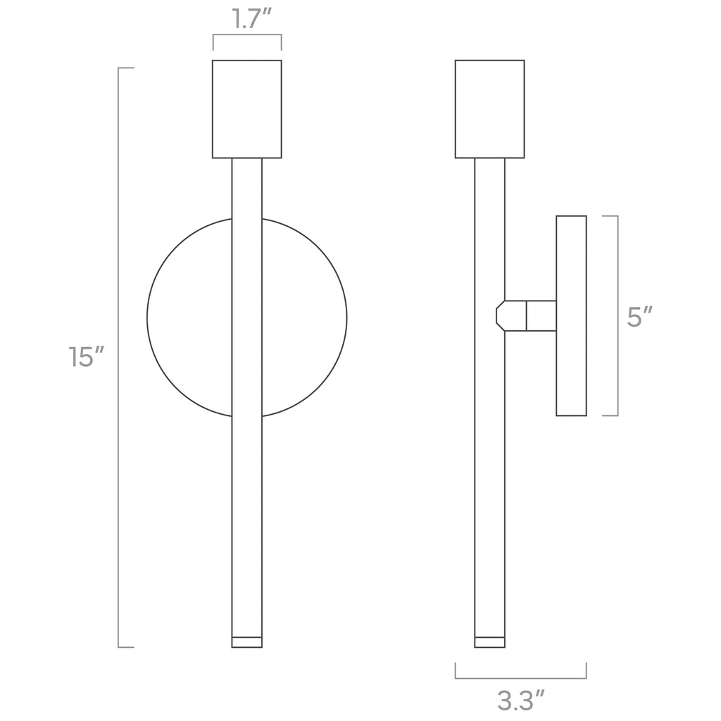 Color Major Sconce 15"