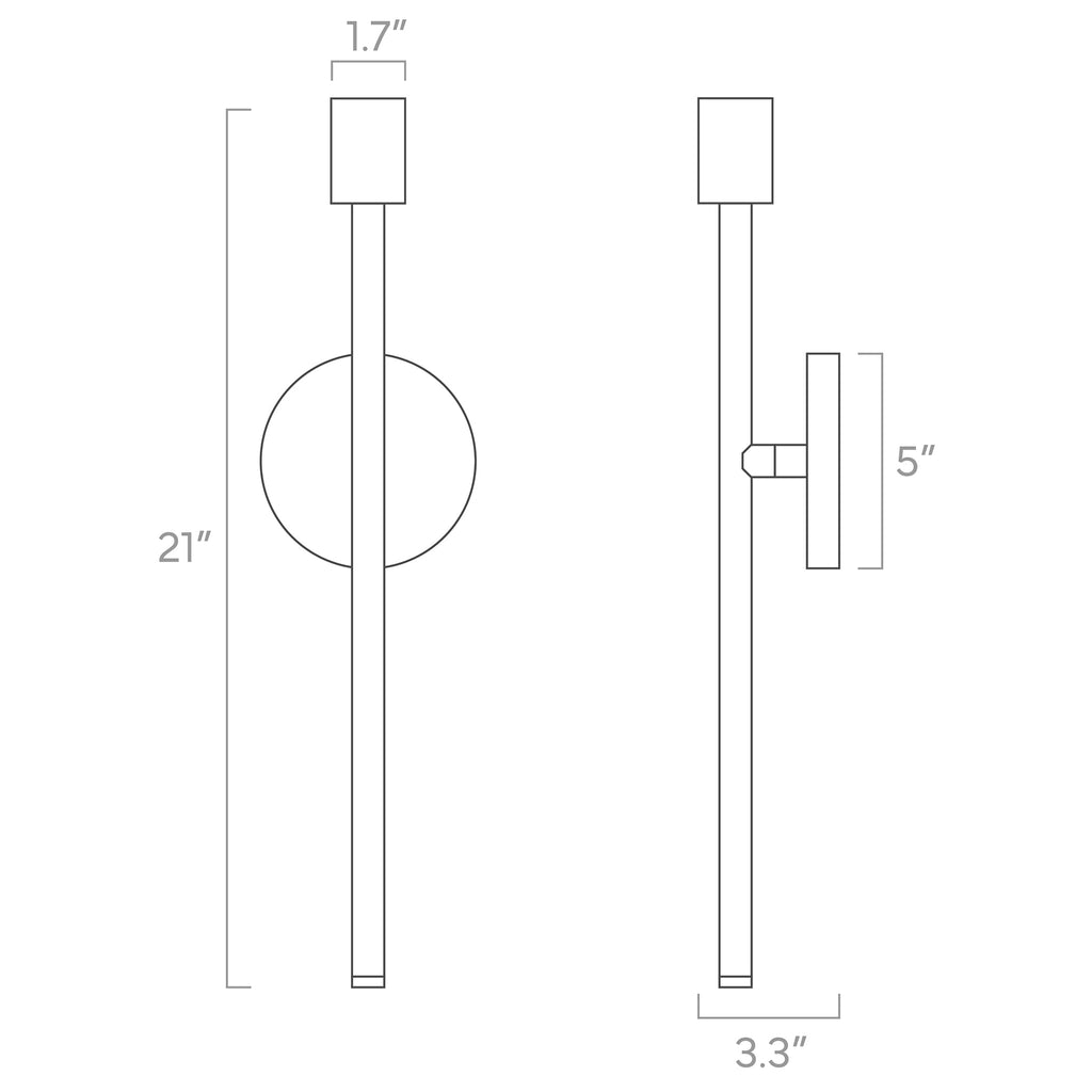 Color Major Sconce 21"