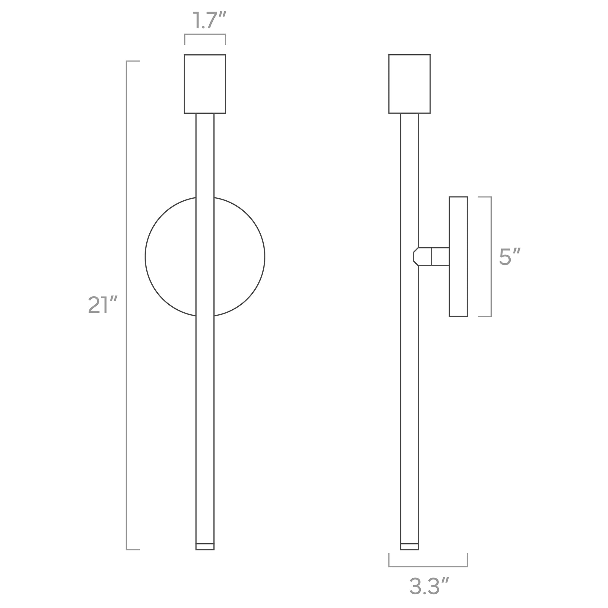 Color Major Sconce 21"