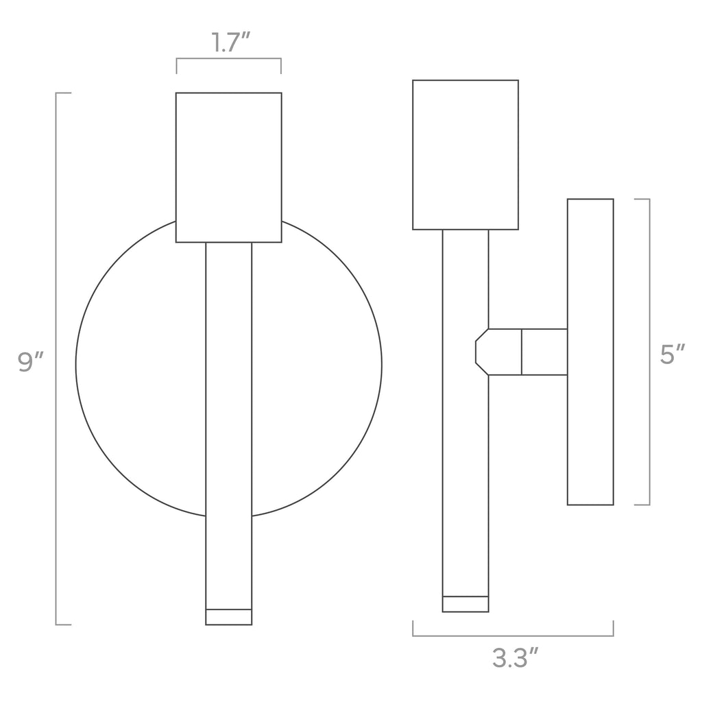 Color Major Sconce 9"