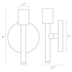 Color Major Sconce 9"