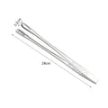 6-Pack Stainless Steel Cooking Tweezers for BBQ and Serving