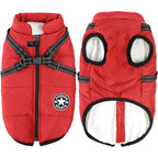 3-in-1 Winter Dog Coat | Warm, Waterproof, Windproof with Built-In Harness