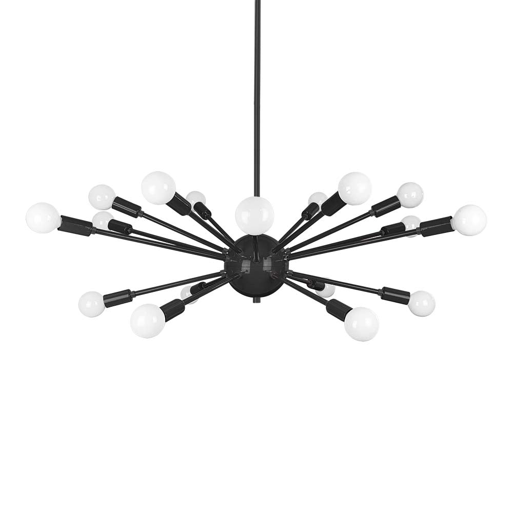 Color Elliptical Sputnik Chandelier