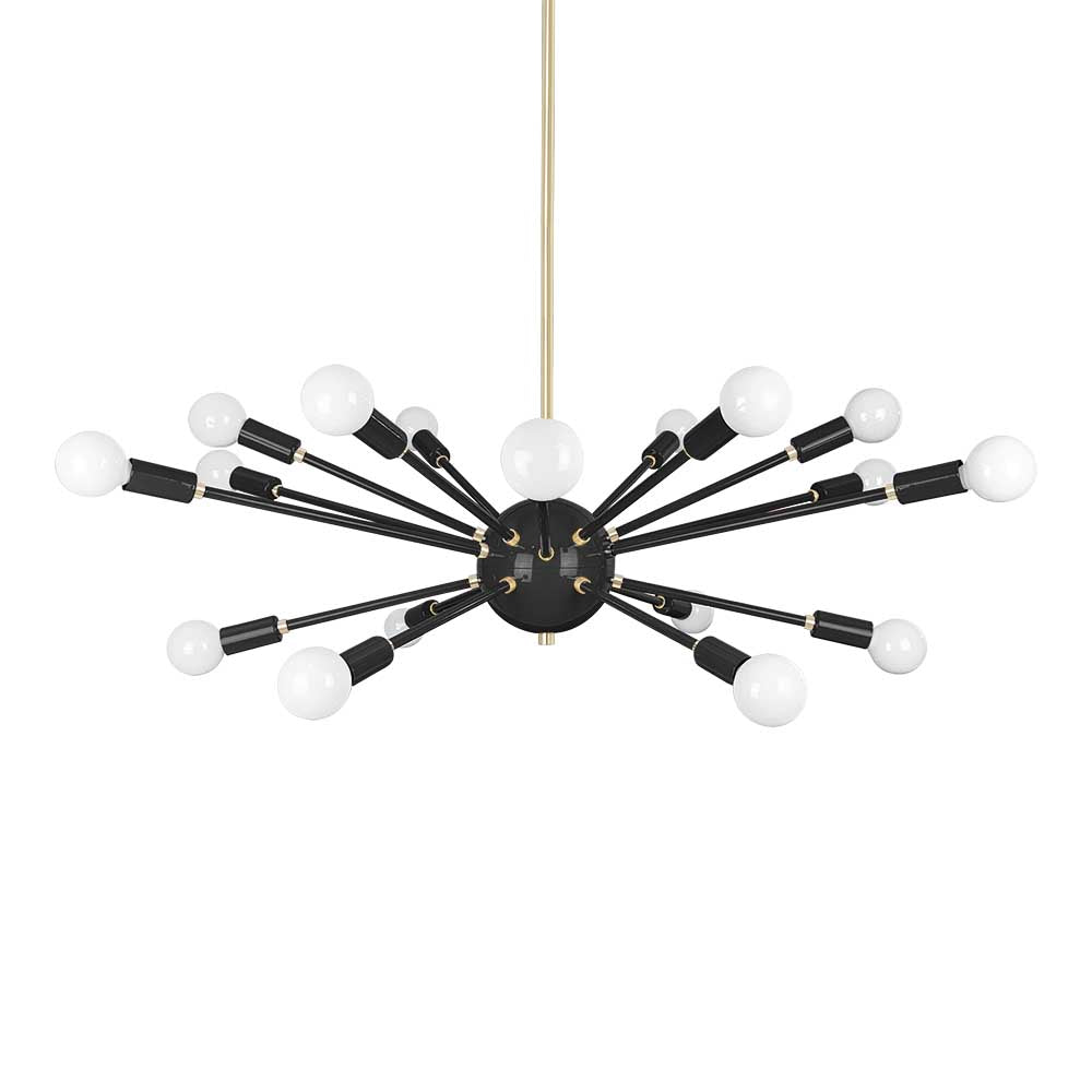 Color Elliptical Sputnik Chandelier