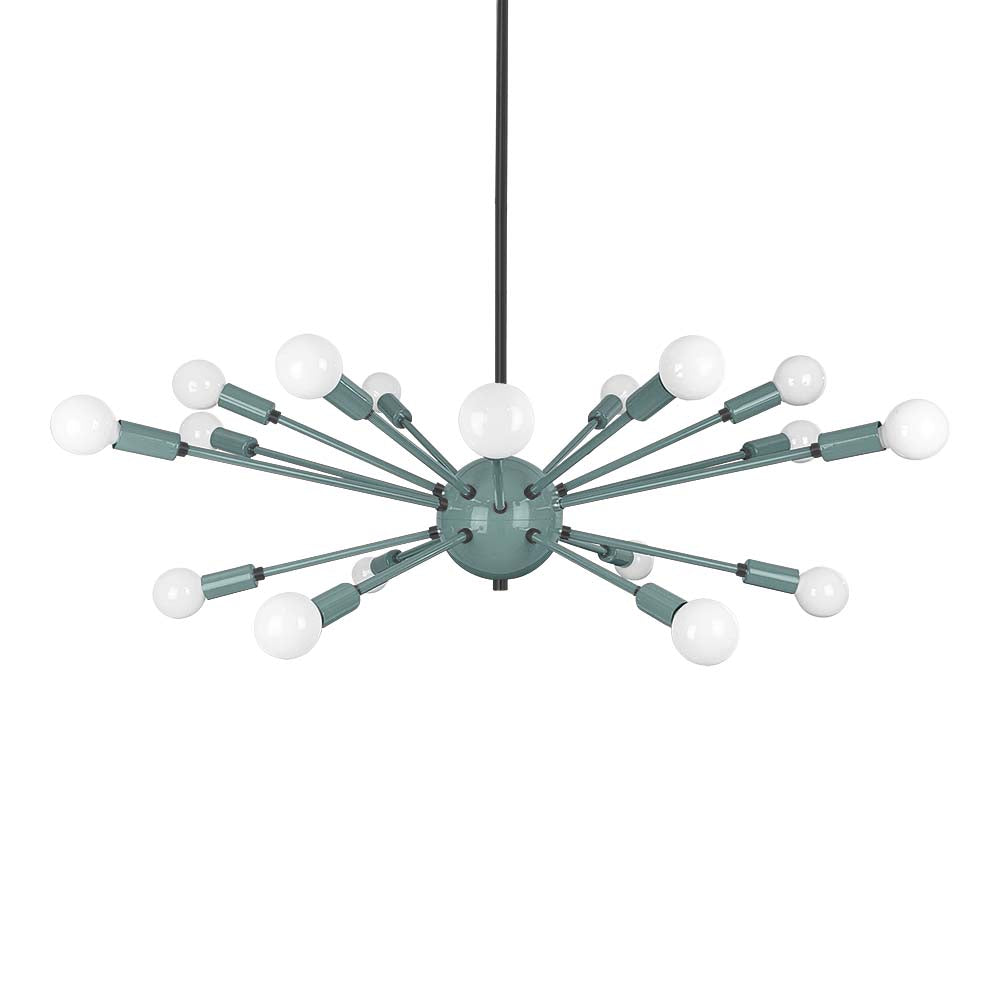 Color Elliptical Sputnik Chandelier