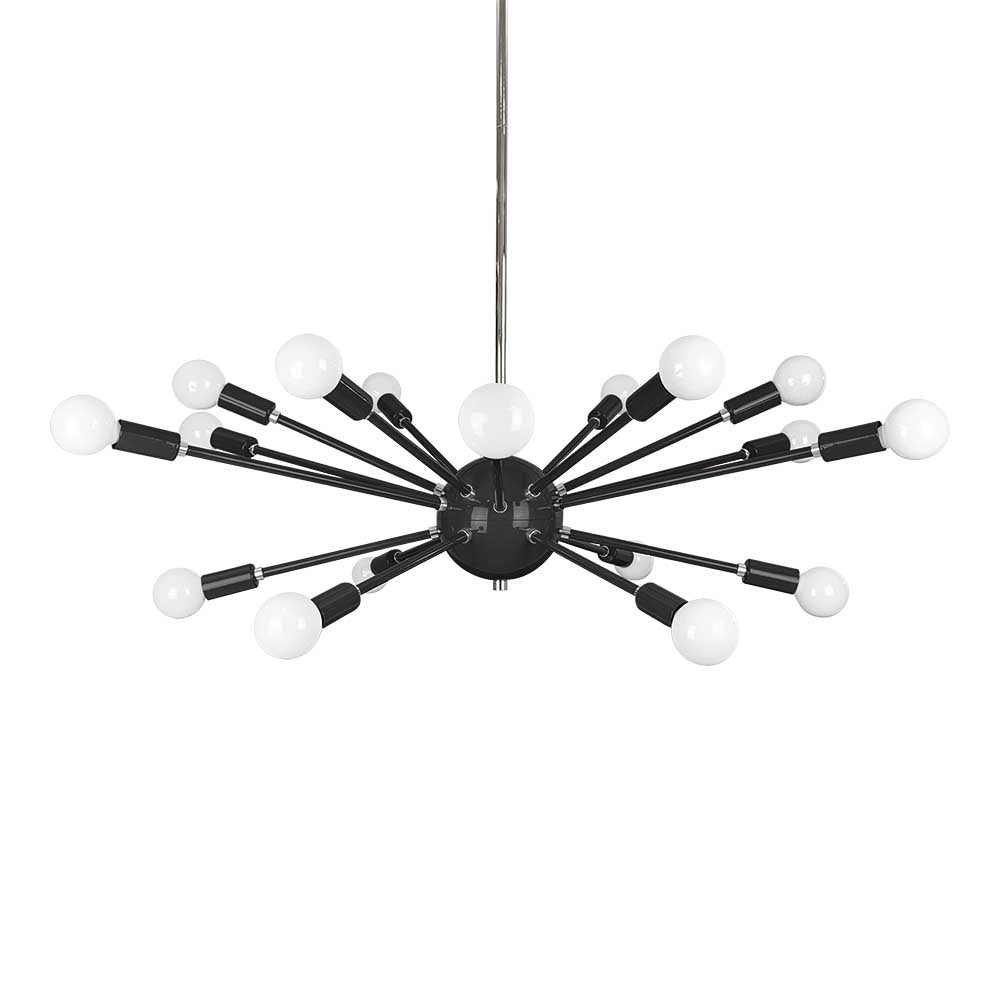 Color Elliptical Sputnik Chandelier