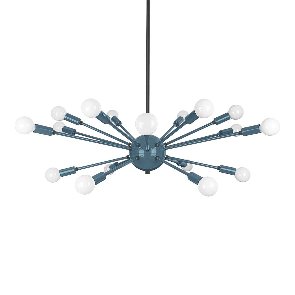 Color Elliptical Sputnik Chandelier