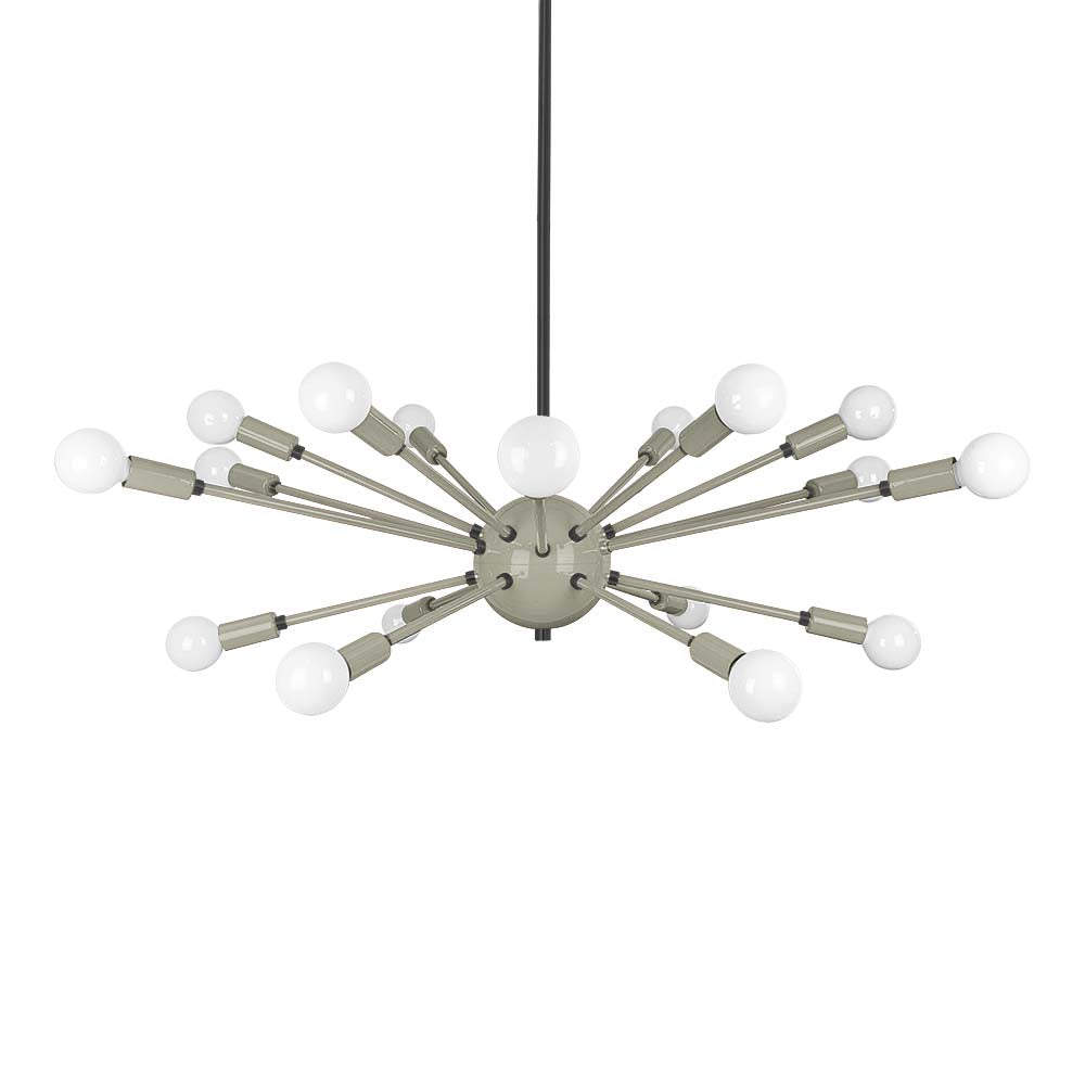 Color Elliptical Sputnik Chandelier