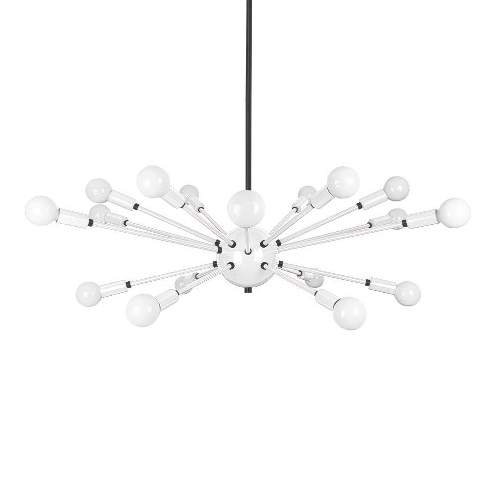 Color Elliptical Sputnik Chandelier