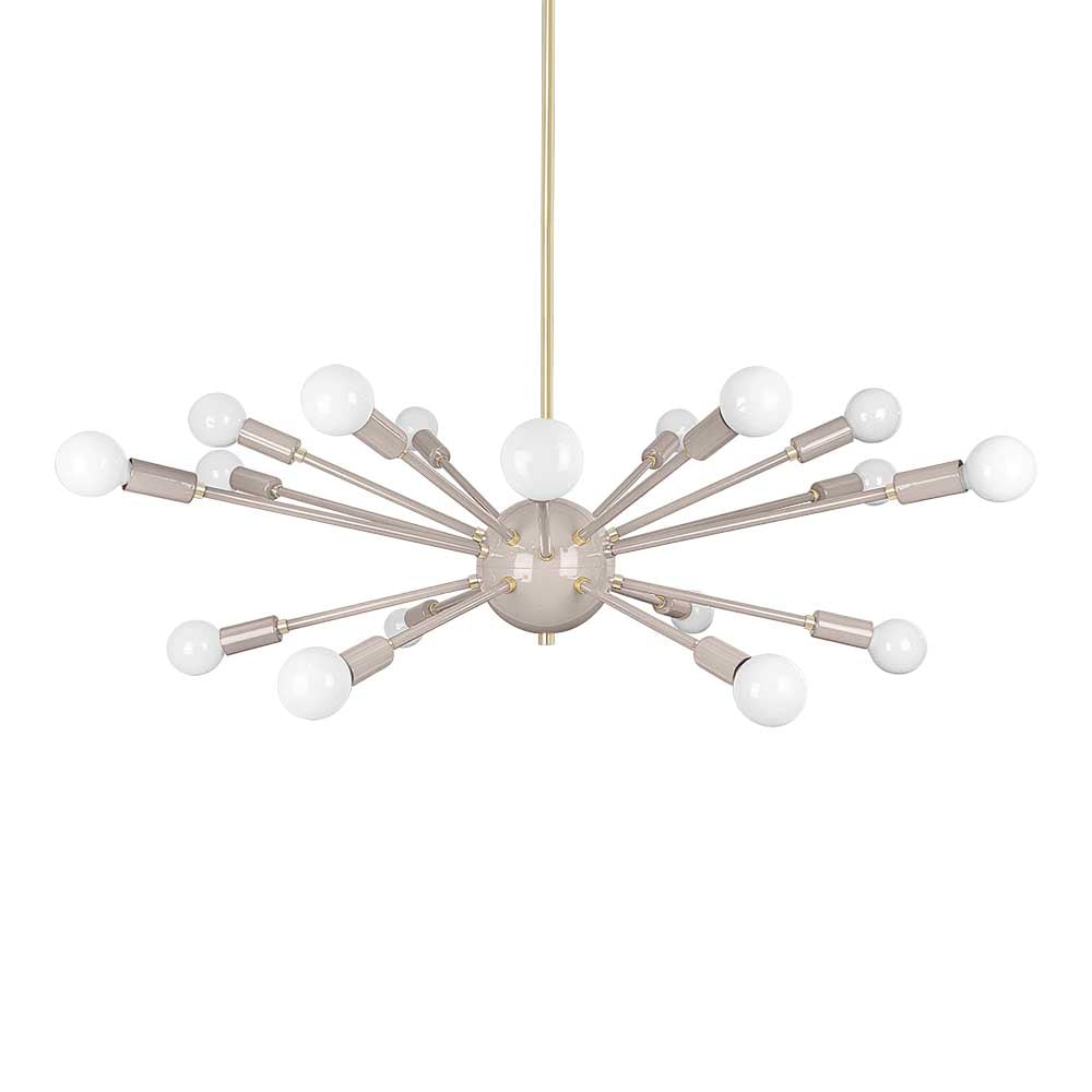 Color Elliptical Sputnik Chandelier