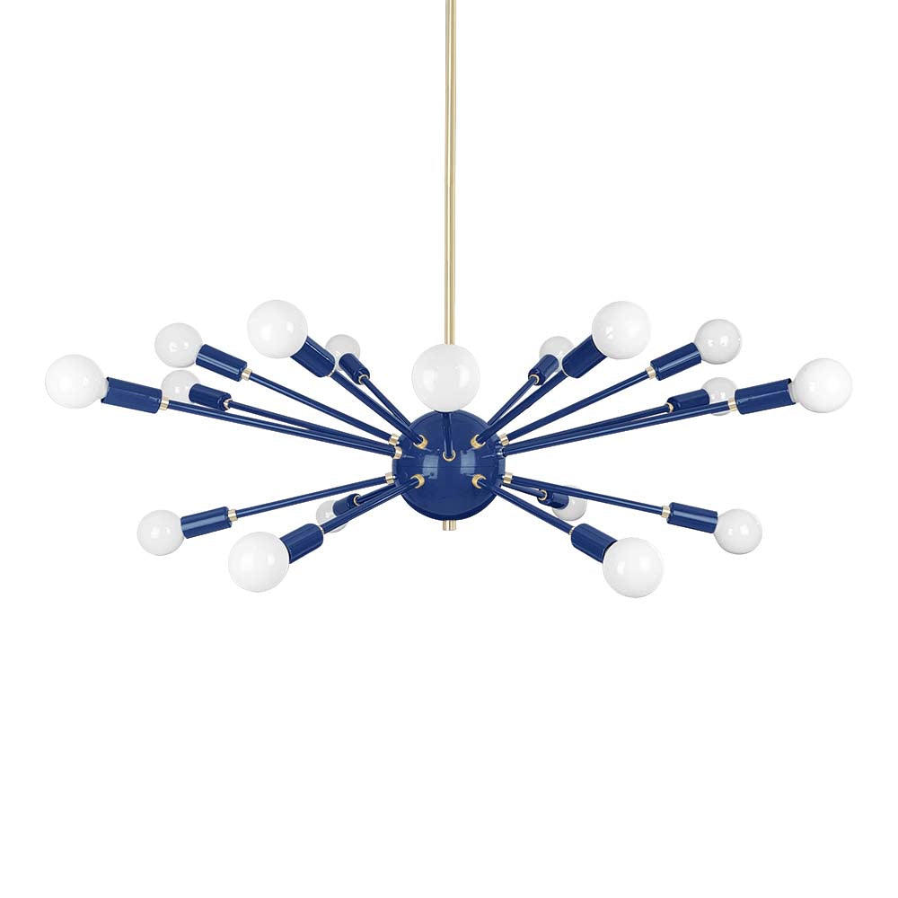 Color Elliptical Sputnik Chandelier