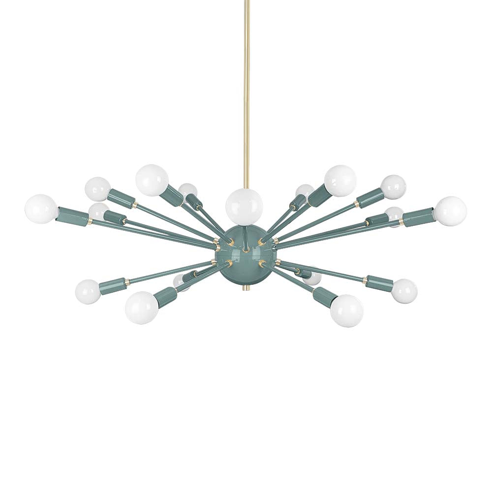 Color Elliptical Sputnik Chandelier