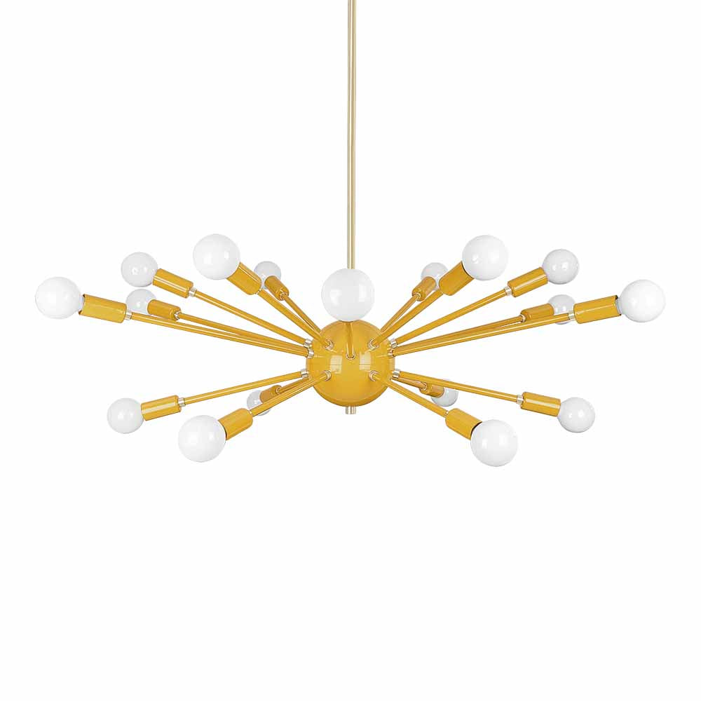 Color Elliptical Sputnik Chandelier
