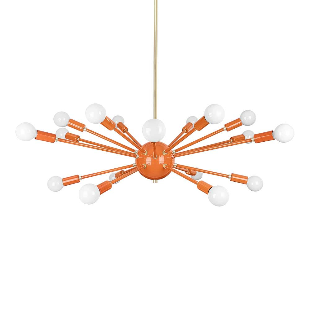 Color Elliptical Sputnik Chandelier