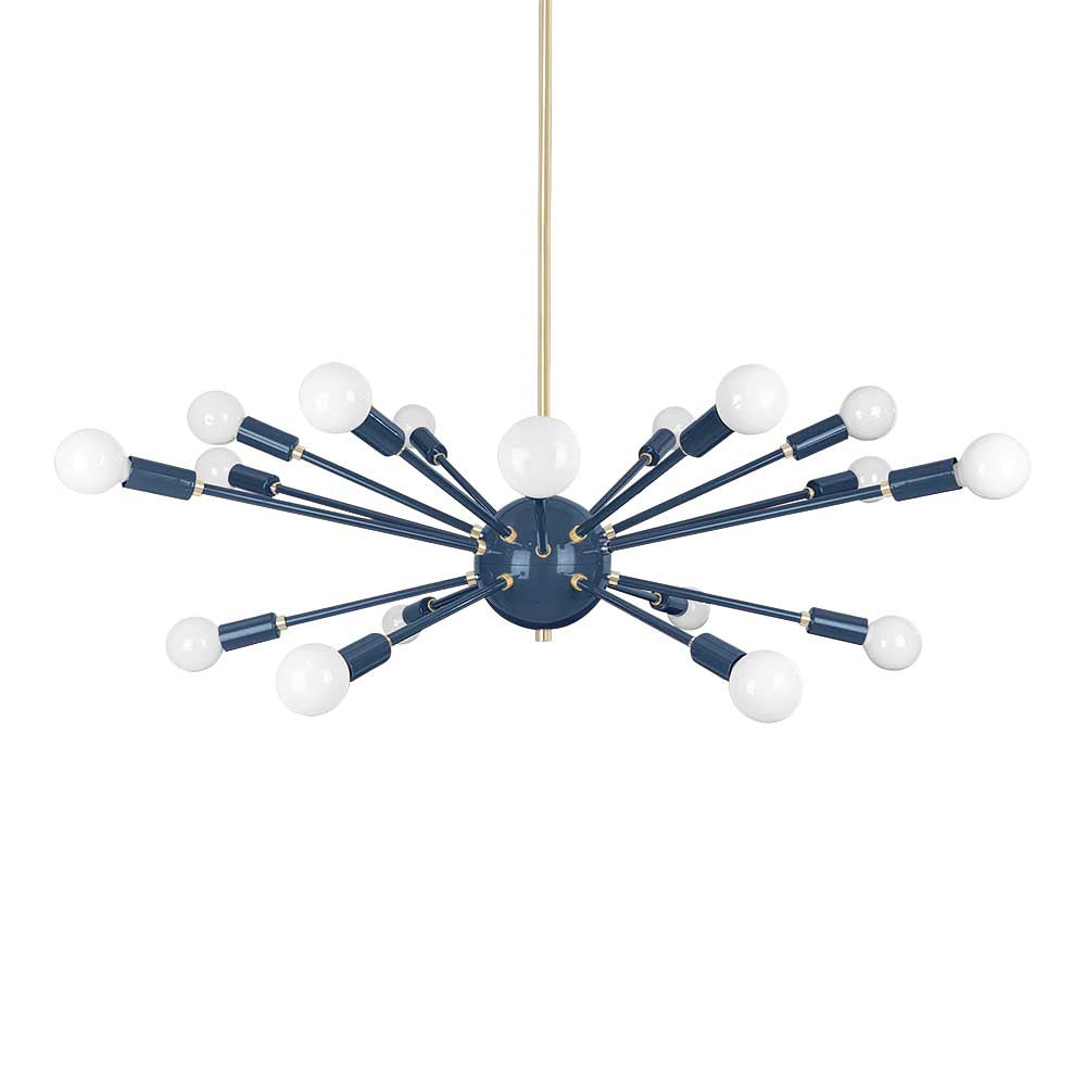 Color Elliptical Sputnik Chandelier