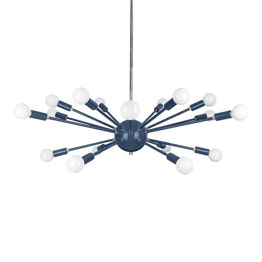 Color Elliptical Sputnik Chandelier