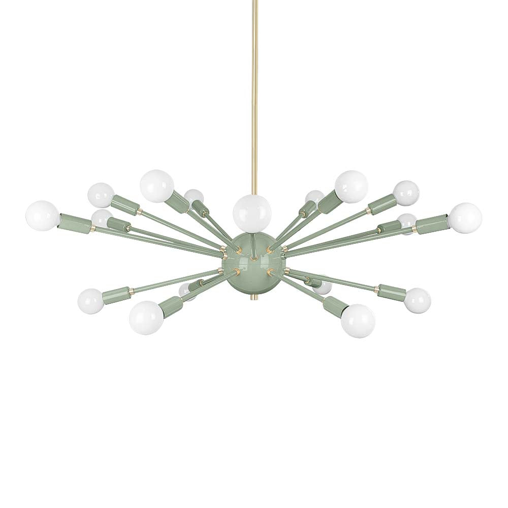 Color Elliptical Sputnik Chandelier