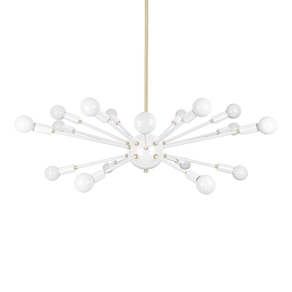 Color Elliptical Sputnik Chandelier