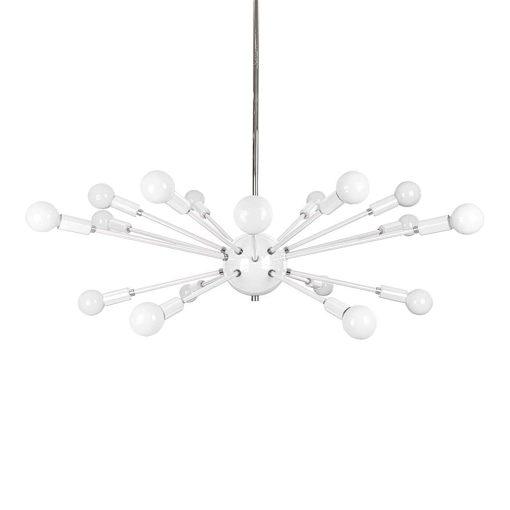 Color Elliptical Sputnik Chandelier