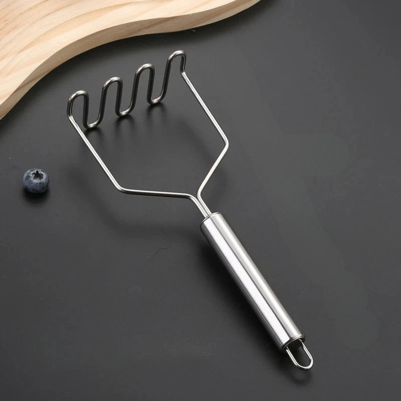 Stainless Steel Potato Masher Manual Fruit Vegetable Pressure Crusher
