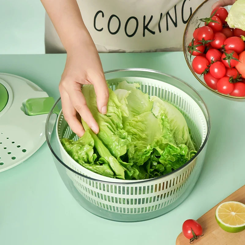 Vegetable Salad Spinner Washer Drainer Kitchen Strainer Tool
