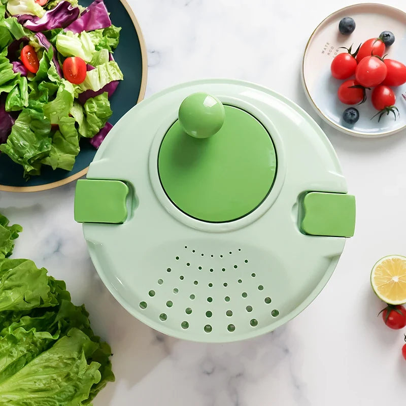 Vegetable Salad Spinner Washer Drainer Kitchen Strainer Tool