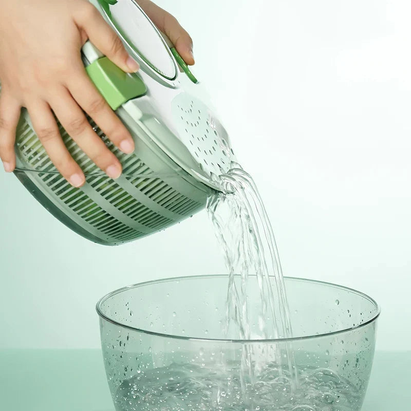 Vegetable Salad Spinner Washer Drainer Kitchen Strainer Tool