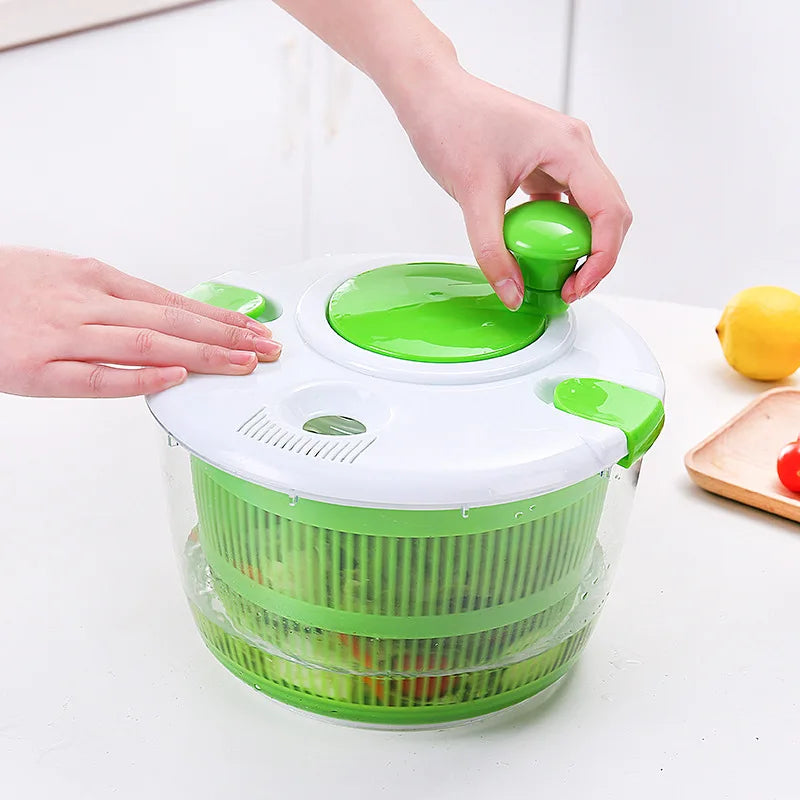 Vegetable Salad Spinner Washer Drainer Kitchen Strainer Tool